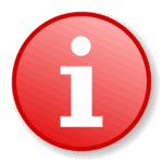 red information icon with gradient background.svg